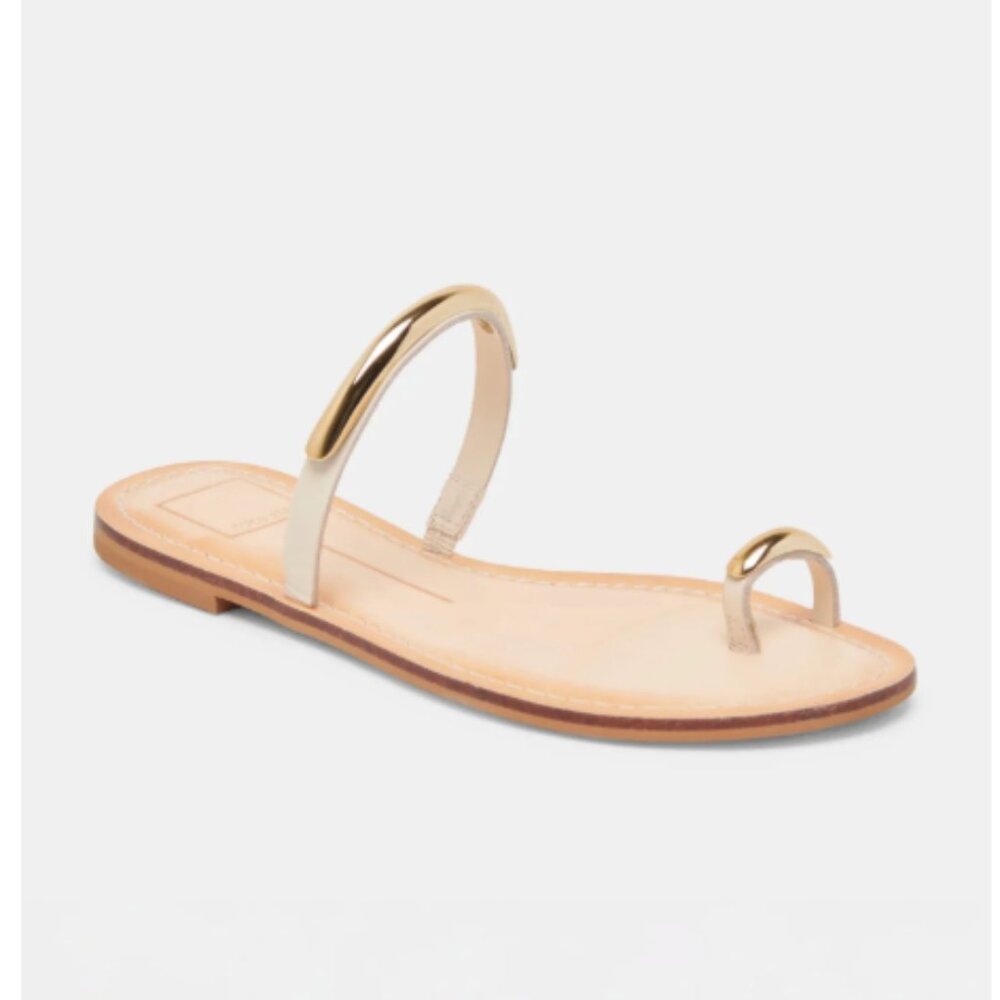 NWT Dolce Vita Wink Sandal Bone Leather - Picture 2 of 8